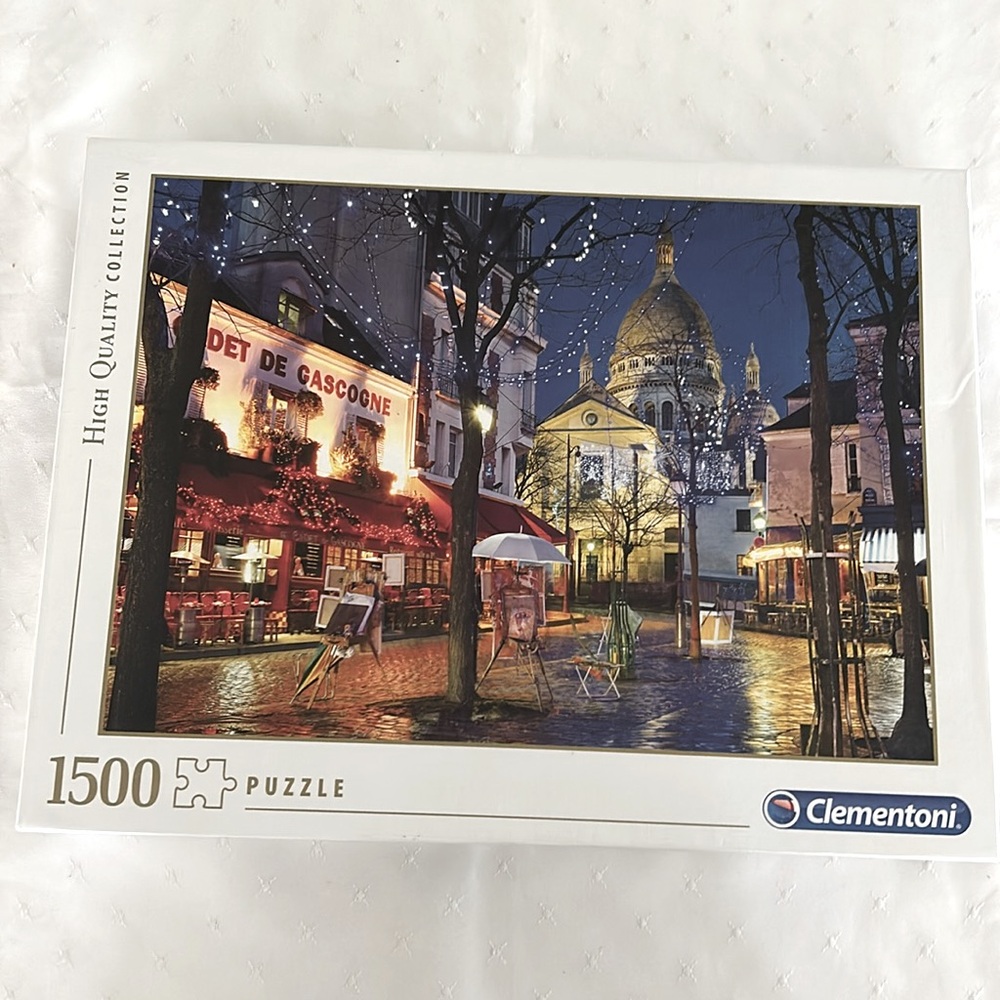 Montmartre, Paris Clementoni 1500 Piece Puzzle - Paris Night Scene